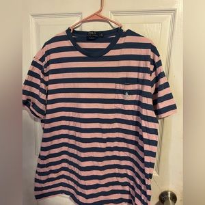 Vintage Classic Fit Polo Ralph Lauren Stripped T Shirt